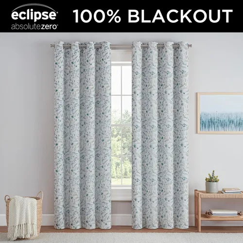 Miniatura 4 de Eclipse Dutchess Botanical - Cortinas 100% opacas con ojales, cortinas de ventana con aislamiento térmico para sala de estar, dormitorio o sala