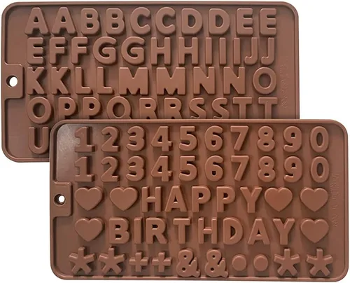 Miniatura 13 de 2 moldes de silicona con forma de corazón y estrella, 15 cavidades para chocolate, bandejas de cubitos de hielo, dulces, pasteles, 100 % de grado