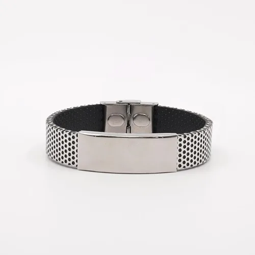 Miniatura 3 de Pulsera de acero inoxidable con texto en inglés "To My Son In Law Father - I Didn't Give You The Gifts Of Life" - Regalos inspiradores de graduación