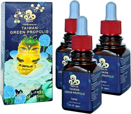 Miniatura 8 de Propóleos verdes de Taiwán, Propolin de alta concentración > 60mg/ml, rico en nutrientes, antioxidante