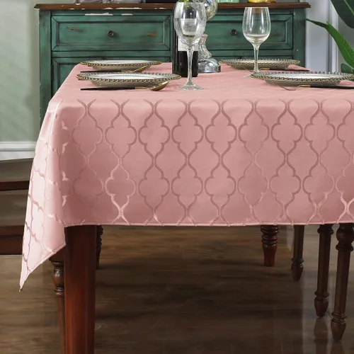 Miniatura 31 de SASTYBALE Servilletas de tela jacquard de 20 x 20 pulgadas, patrón de flores, 4 piezas, sólidas, lavables, cómodas para restaurantes, cenas