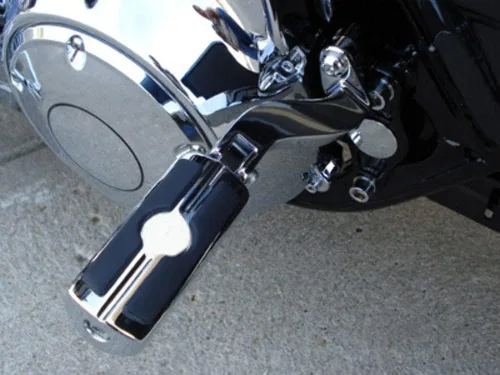 Miniatura 2 de Kit de Montaje de Reposapiés Trasero para Pasajero 10mm para Harley Touring Road King Road Glide Street Glide Electra Glide Modelos 1993-2025, Negro