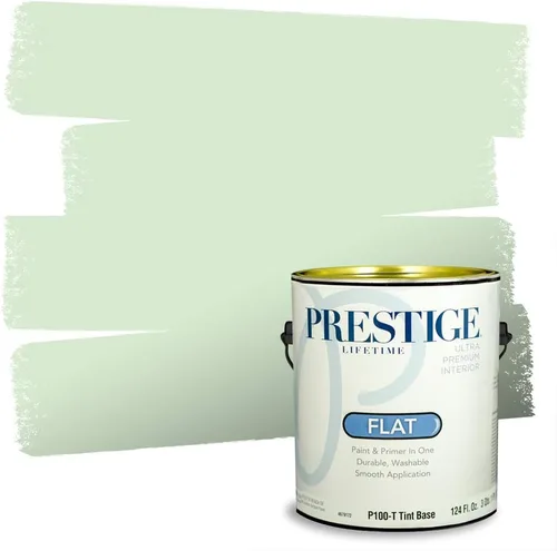 Miniatura 62 de PRESTIGE Pintura exterior e imprimación en uno, aloe, plano, 1 galón