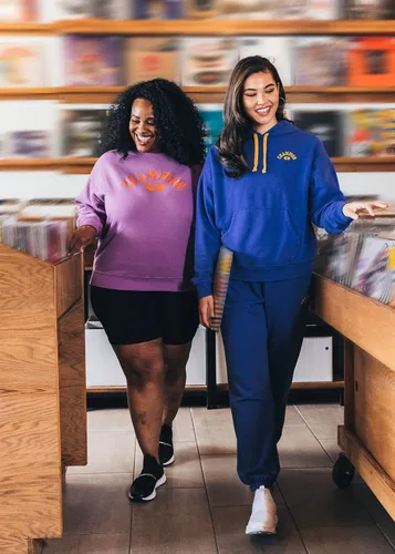 Miniatura 5 de Champion Powerblend Boyfriend - Pantalones deportivos para mujer, pantalones deportivos de forro polar de gran tamaño, pantalones deportivos