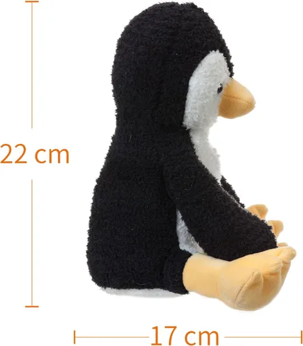 Miniatura 9 de Apricot Lamb Antarctic Toys Peluche de pingüino de terciopelo suave, perfecto para niños (pingüino de terciopelo, 8.5 pulgadas)