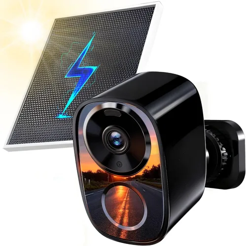 Miniatura 10 de realhide Cámaras de seguridad inalámbricas para exteriores, 2K alimentado por batería AI Detección de Movimiento Spotlight Sirena Alarma WiFi Cámara