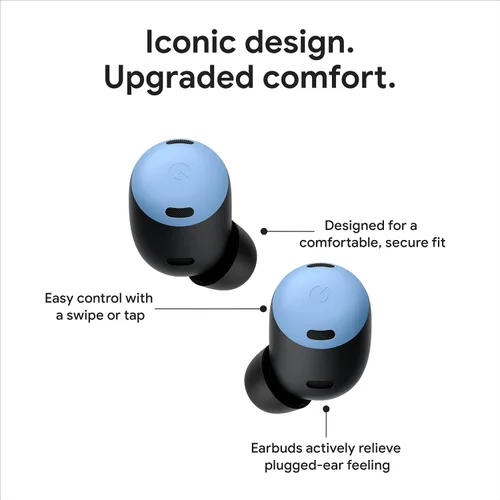 Miniatura 5 de Google Pixel Buds Pro - Auriculares con cancelación de ruido - Batería de hasta 31 horas de duración con estuche de carga [2] - Auriculares Porcelana