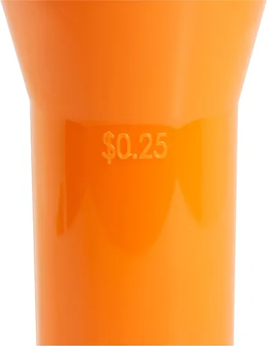 Miniatura 5 de Cassida Tubo de envoltura de monedas compatible con Cassida C500/C800, cuartos, naranja (A-C5-25C)