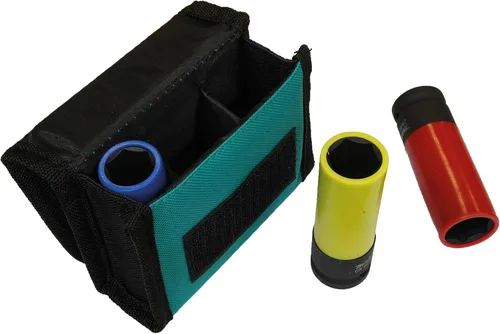 Miniatura 3 de Makita E-12354 - Juego de llaves de tuerca de rueda profunda de 3 piezas