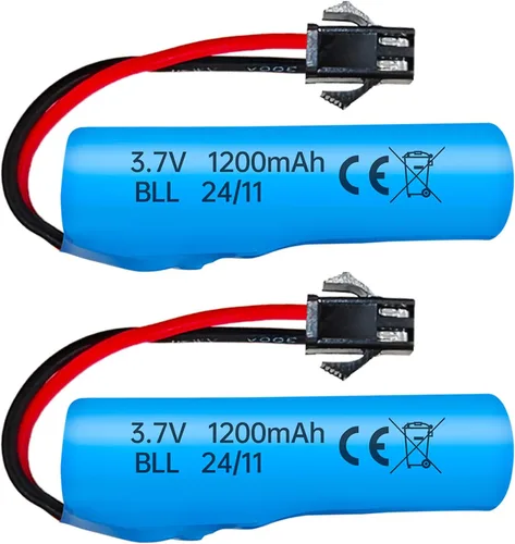 sea jump Batería de litio de 3.7 V 1200 mAh para DE45 DE42 DE58 DE49 DE57 DE70 RC Car 1:14 Vehículo todoterreno con tracción en las cuatro ruedas de