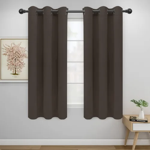 Miniatura 284 de Easy-Going - Cortinas opacas para dormitorio, aislamiento térmico sólido con ojales, cortinas de ventana para reducción de ruido, cortinas