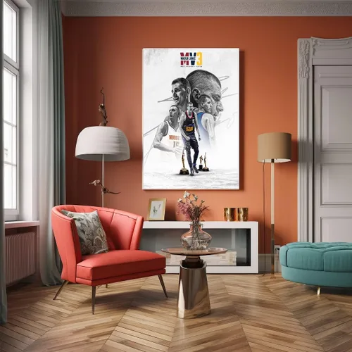 Miniatura 45 de Póster firmado de la superestrella de baloncesto Victor Wembanyama para niños, para la habitación de los fanáticos, decoración de pared, pósteres