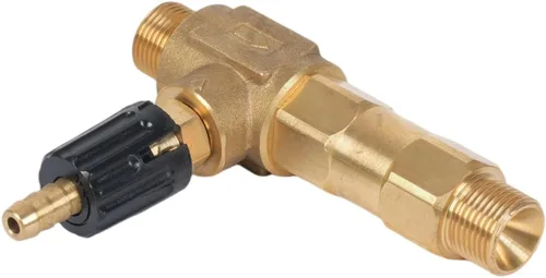 Miniatura 4 de Inyector químico para lavadora a presión de 1-2 GPM para bomba general, control ajustable, arandela de potencia, inyector aguas abajo, orificio