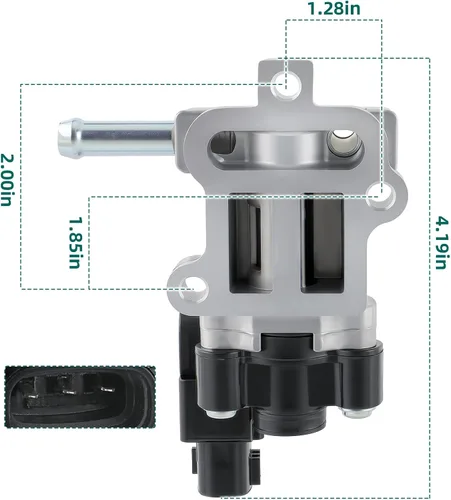 Miniatura 2 de AUTOKAY Válvula de motor de control de aire inactivo para Toyota 4Runner Tacoma IACV 2227075050
