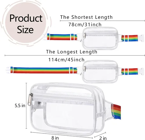 Miniatura 187 de Riñonera cruzada para mujeres y hombres, bolsa para cinturón para senderismo con correa ajustable, riñonera para correr, entrenamiento, deportes