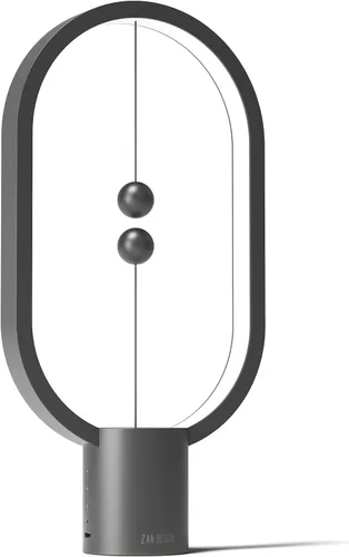 Miniatura 11 de Heng - Luz de equilibrio, lámpara de mesa LED alimentada por USB, creativa, luz nocturna con interruptor magnético, lámpara de mesa regulable