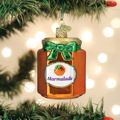 Miniatura 5 de Old World Christmas - Adorno de vidrio soplado de mermelada para árbol de Navidad