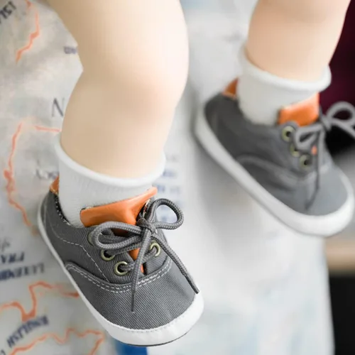 Miniatura 3 de Morbido - Tenis de lona para bebés y niños pequeños, antideslizantes, para recién nacidos, para recién nacidos, para recién nacidos de 0 a 18 meses