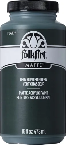 Miniatura 19 de FolkArt - Pintura acrílica mate en colores surtidos, 16 oz, Coffee Bean 16 Fl Oz