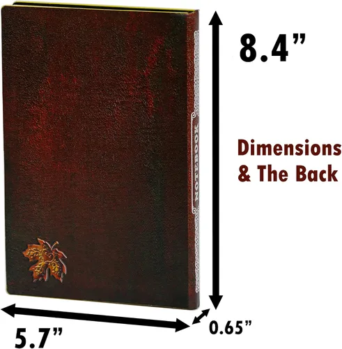 Miniatura 2 de Diario sin forro – Cuaderno de tapa dura con diseño de ciervo en relieve 3D, cuaderno de bocetos A5 con 2 marcadores, 8.4 x 5.7 pulgadas