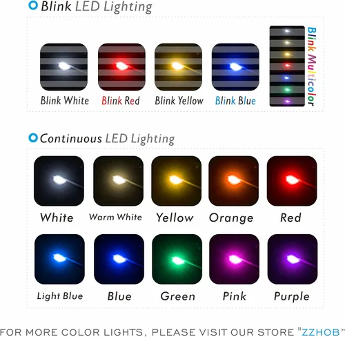 Miniatura 5 de 50 piezas pre-cableadas micro LED pre-soldadas 0402 SMD LED con accesorios de montaje para la construcción de modelos principiantes