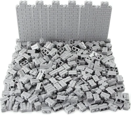 Miniatura 7 de 360 piezas de ladrillos de mampostería de 1 x 2, bloques de construcción multicolores para pared, piezas y piezas MOC, juego de juguetes a granel 4
