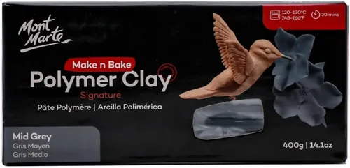 Miniatura 11 de Mont Marte Make n Bake Arcilla Polimérica 14.11 oz - Escarlata