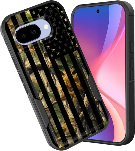 Miniatura 103 de Funda para Pixel 6A, funda híbrida de doble capa resistente a prueba de golpes de policarbonato duro de silicona suave TPU para Google Pixel 6A