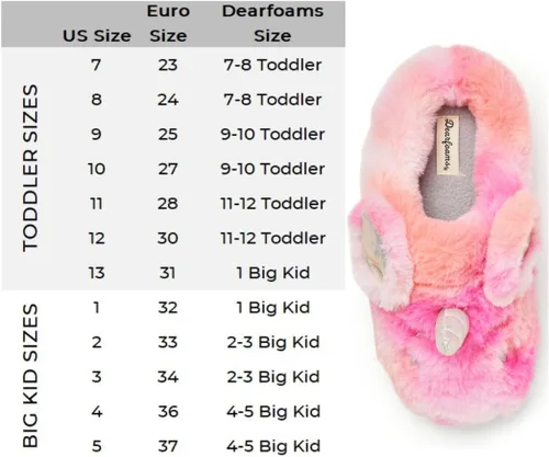 Miniatura 5 de Dearfoams Pantuflas unisex para niños