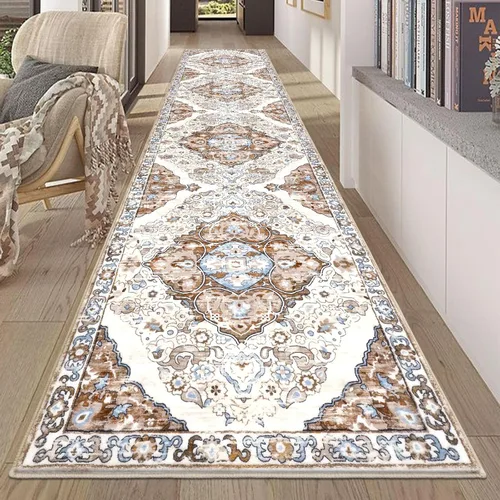 Miniatura 112 de HEBE Alfombra Pasillo 2'x10' Lavable Vintage Desgastada Alfombras de Área Antideslizante Alfombra de Lavandería Boho Alfombras de Piso para Pasillos