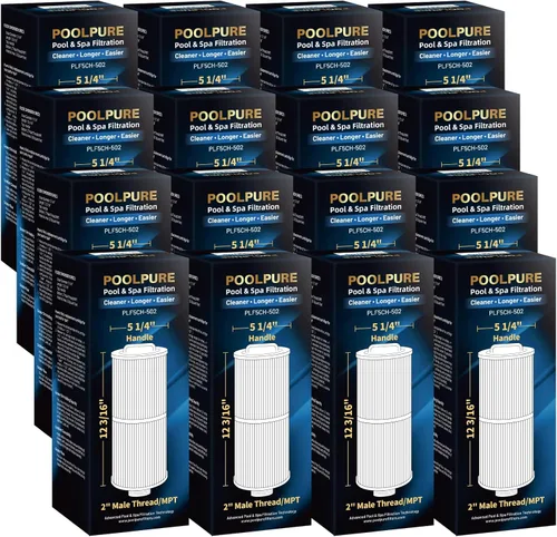 Miniatura 10 de POOLPURE 5CH-502 Filtro de spa de rosca fina que reemplaza a PPM50SC-F2M, Marquis Spa 20041, 20091, 370-0237, Marquis 50, filtro de bañera