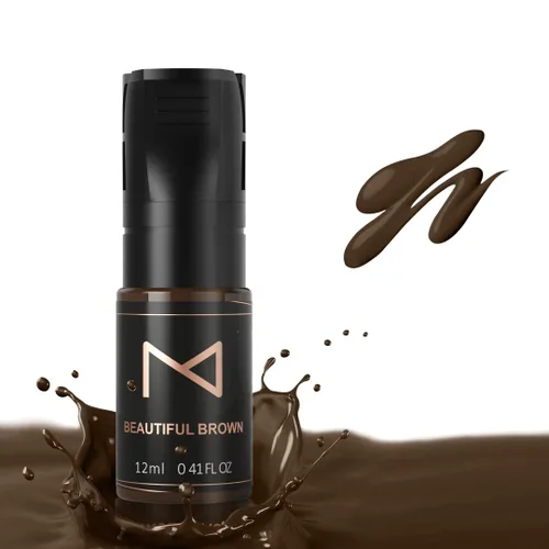 Miniatura 11 de Pigmento líquido cosmético M para cejas en polvo para cejas, nano cejas, maquillaje permanente de sombreado, microblading, uso en máquina, sin