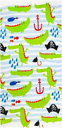 Miniatura 11 de Toalla de playa para niños, manta de rizo de terciopelo, 100% algodón, súper suave, absorbente, 25.5 x 51 pulgadas, para baño, natación, deportes