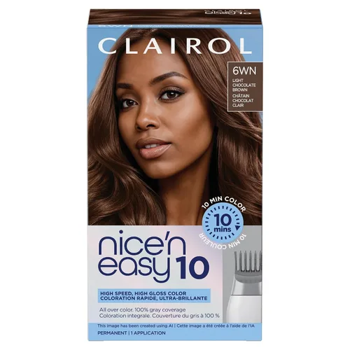 Miniatura 14 de Clairol Nice'N Easy 10 - Tinte permanente para el cabello, color rubio 10 más claro, cobertura del 100 % de las canas, color de cobertura completa
