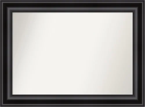 Miniatura 429 de Amanti Art Espejo personalizado, espejo de baño negro puente, espejo de pared o espejo de tocador de baño sobre el fregadero (26 x 26 pulgadas)