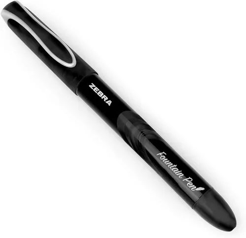 Miniatura 2 de ZEBRA Fuente - Pluma estilográfica desechable, tinta negra, paquete de 3