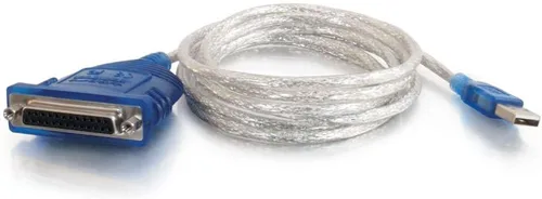 Miniatura 2 de C2G Legrand - Cable USB a DB25, cable de conversión de 6 pies, cable USB a paralelo de impresora, adaptador de impresora, adaptador de impresora