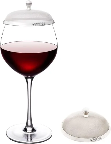 Fundas de acero inoxidable para bebidas (paquete de 2), fundas para copas de vino para exteriores, protegen cócteles, tazas de café, tazas de té,
