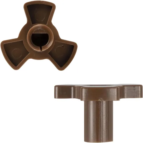 2 piezas de acoplador giratorio de microondas, 0.59 pulgadas (0.591 in) para horno de microondas, guía de rodillo, soporte de bandeja de vidrio,