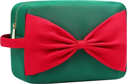 Miniatura 11 de Bolsa de maquillaje de viaje cosmética bolsa de maquillaje de aseo Orgnizer para mujeres, Sacos transparentes de color rosa intenso, Internacional