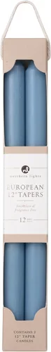 Miniatura 9 de Northern Lights Candles - 12" 2PK Premium Tapers, Burdeos - 72884