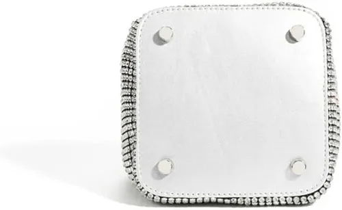Miniatura 4 de Tngan Bolso de hombro con diamantes de imitación y purpurina para mujer, bolso cruzado para fiesta de noche, baile de graduación, banquete