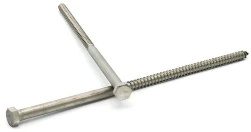 Miniatura 2 de Hex Lag Tornillos Acero Inoxidable 18 – 8 – 1/4" x 8" qty-100