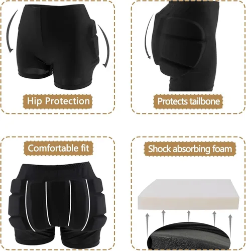 Miniatura 3 de LIUHUO - Pantalones cortos de ciclismo para mujer