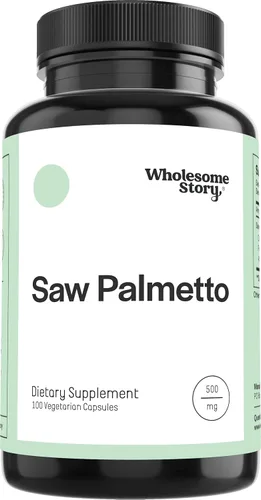 Saw Palmetto para hombres y mujeres | Extracto de palma enana americana y mezcla de polvo | Equilibrio hormonal, salud urinaria y apoyo de