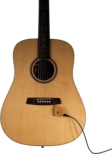 KNA AP-1 Pastilla piezoeléctrica universal adhesiva: tono acústico natural, guitarra, uke, tambores de arpa, percusión, fácil instalación sin