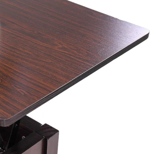 Miniatura 6 de LAZYMOON Mesa de centro elevable, compartimento de almacenamiento de escritorio para computadora portátil, muebles para el hogar de madera maciza