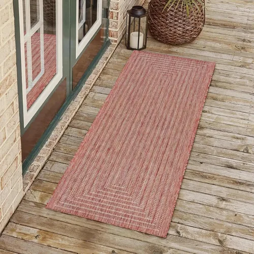 Miniatura 21 de Adiva Rugs Alfombra de área para interiores y exteriores, resistente a la intemperie, fácil de limpiar, resistente a las manchas para comedor, patio