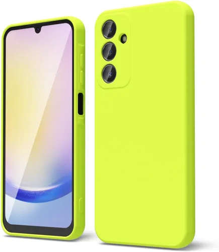 Miniatura 127 de oakxco Funda para teléfono Samsung Galaxy A12 con agarre de silicona líquida, linda delgada fina suave cubierta de gel de goma TPU lisa para mujeres