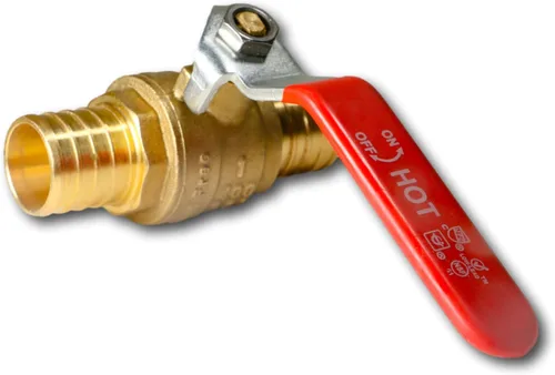 Miniatura 13 de XFITTING Válvula de bola Pex de 10 piezas de 3/4" caliente y fría, 24-2-3&4 = 10X